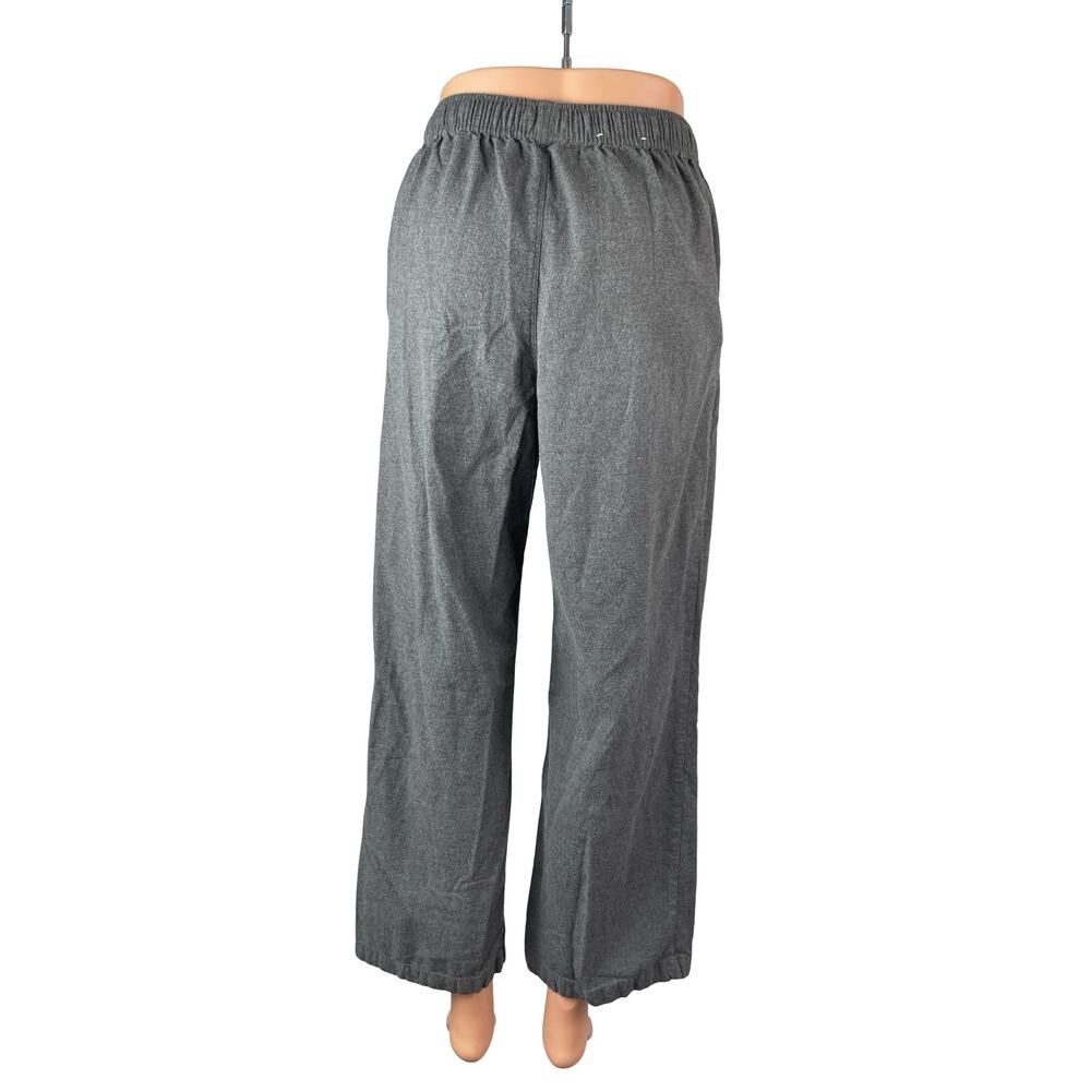 Uniqlo Women's Gray Drawstring Wide Leg High Rise Lounge Trousers Pants Size S - Picture 3 of 5